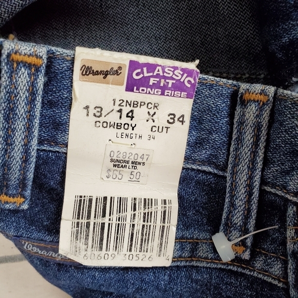 Wrangler Classic Fit Jeans Cowboy Cut W30 x 34 Western  Cowgirl - Picture 5 of 10